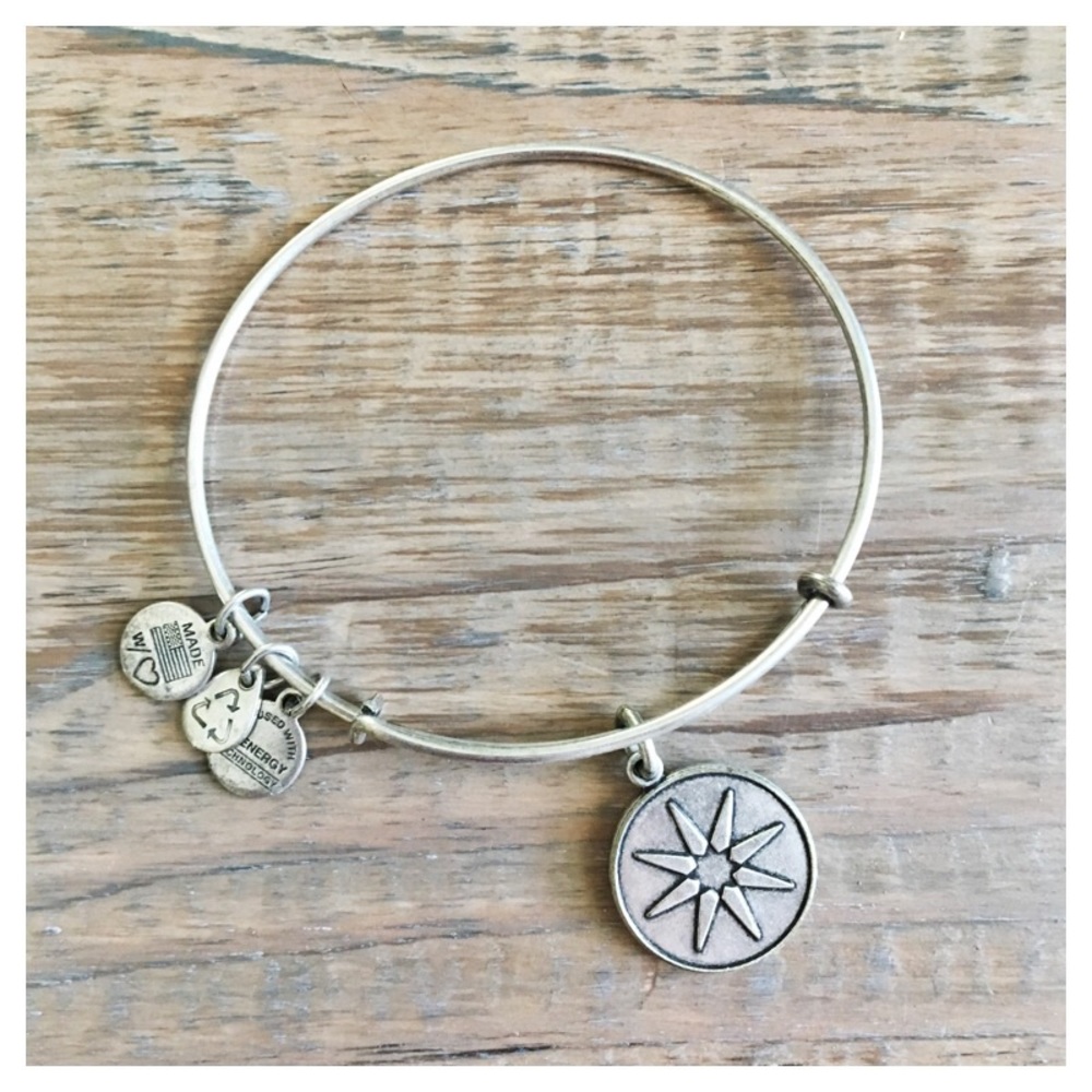 ALEX AND ANI, 8 Point Star Charm Bracelet